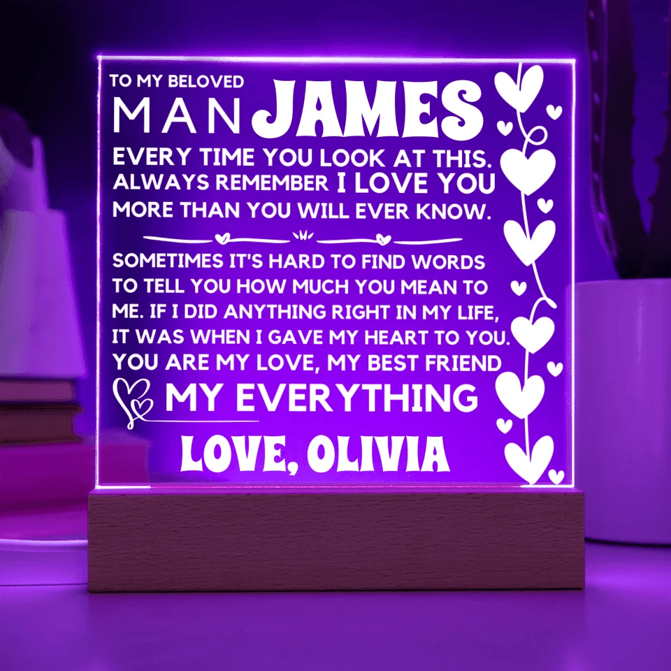 To My Man - My Everything - Shared Gifts