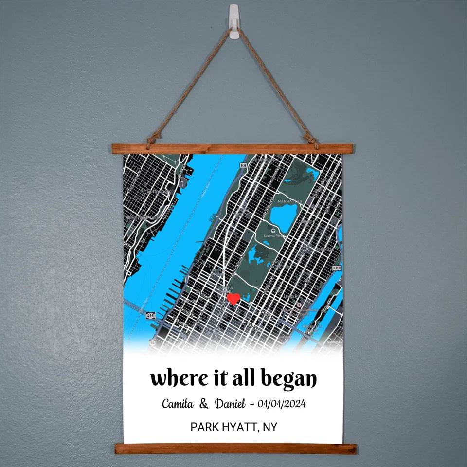 Custom Map - Where It All Began - Shared Gifts