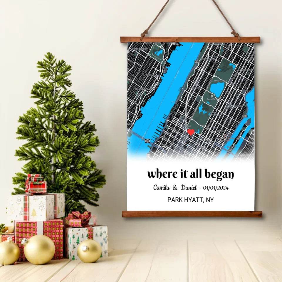 Custom Map - Where It All Began - Shared Gifts