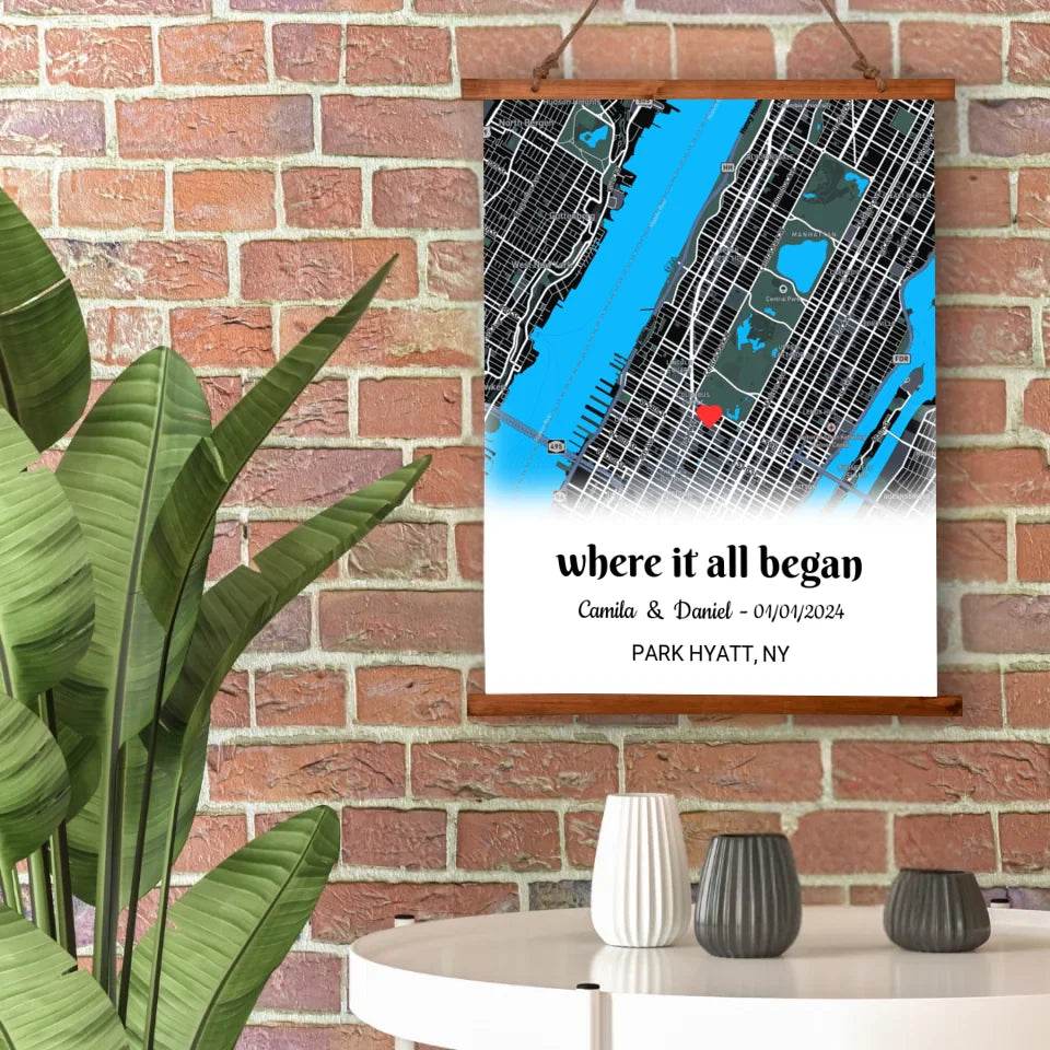 Custom Map - Where It All Began - Shared Gifts