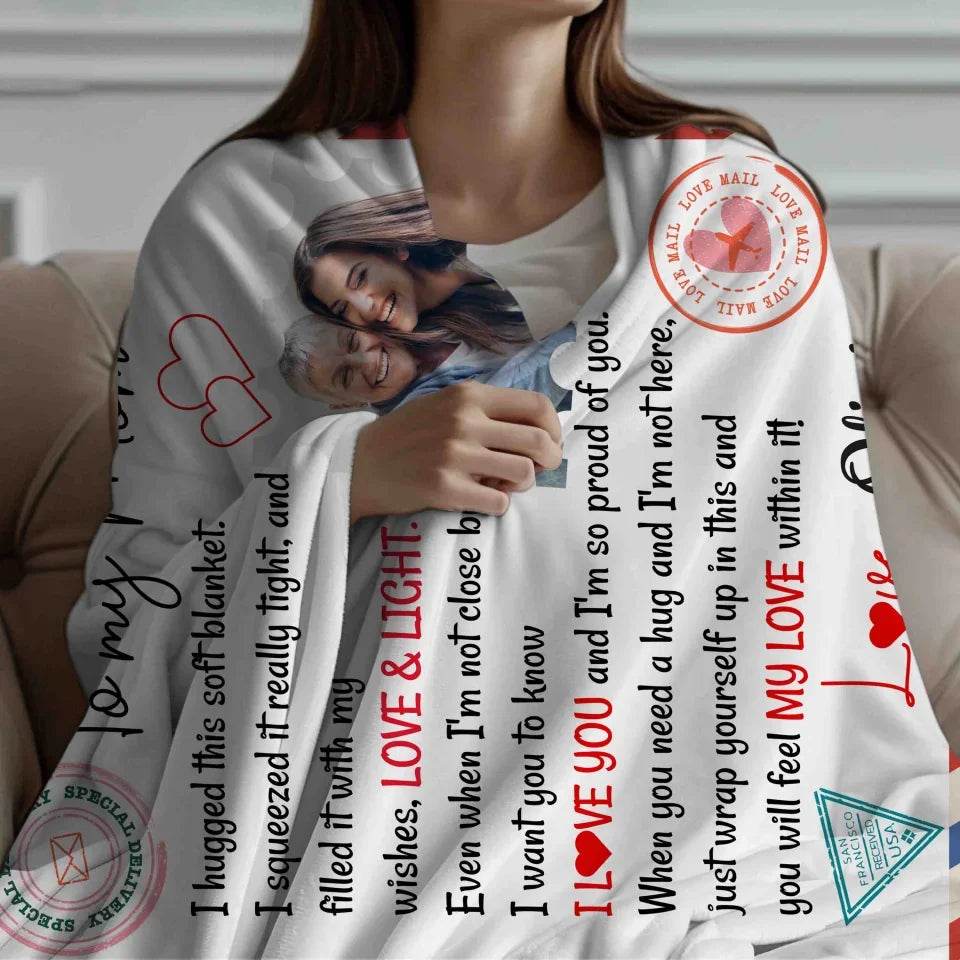 To My Mom Blanket - With My Wishes - Shared Gifts