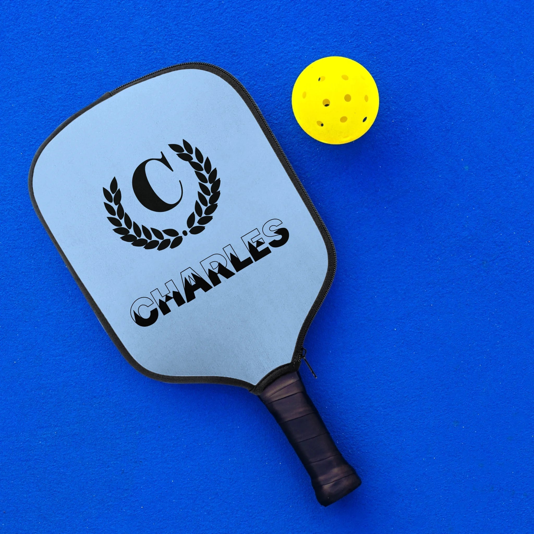 Personalized Pickleball Paddle Cover (Front)