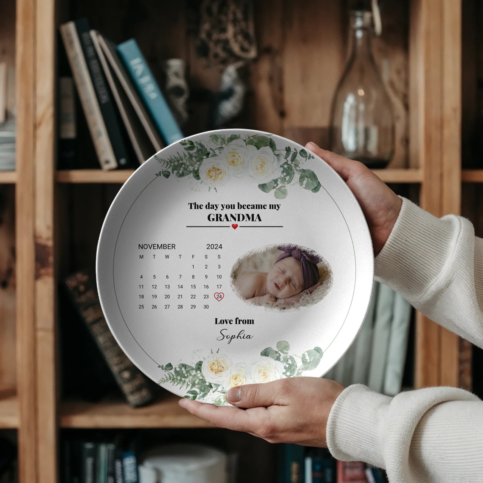 Personalized 10” Keepsake Photo Plate