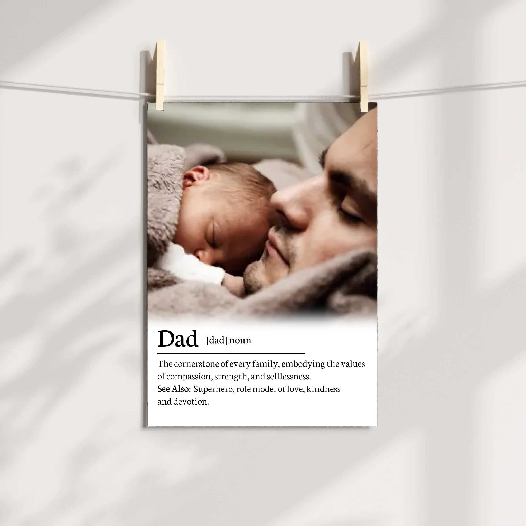 Dad Definition Print - Premium Matte Poster