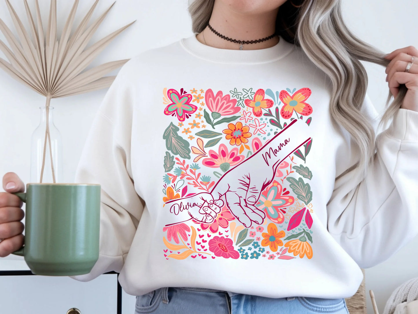 100.Gildan 18000 White Sweatshirt Mockup, G180 White Crewneck Sweatshirt Mockup_result