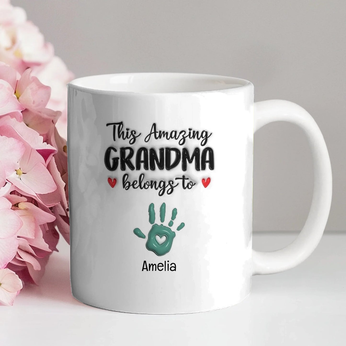 Personalized Grandma Mug with Kids Names (Made in AU)