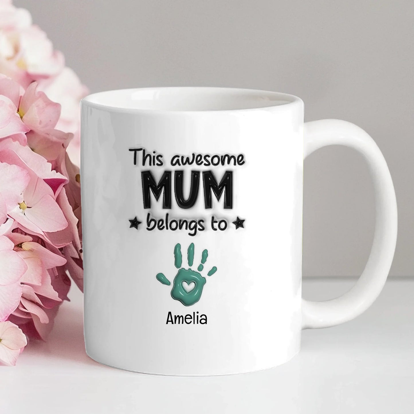 Personalized Mum Mug with Kids Names (Made in AU)