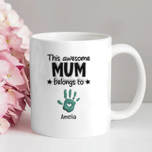 Personalized Mum Mug with Kids Names (Made in AU)