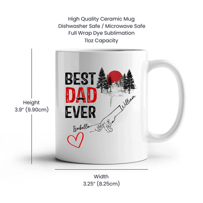 11oz White Mug Spec Image