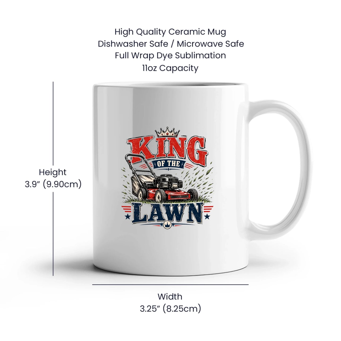 11oz White Mug Spec Image