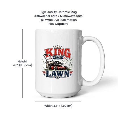 15oz White Mug Spec Image