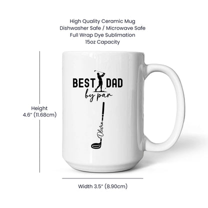 15oz White Mug Spec Image