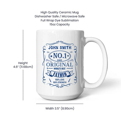 15oz White Mug Spec Image