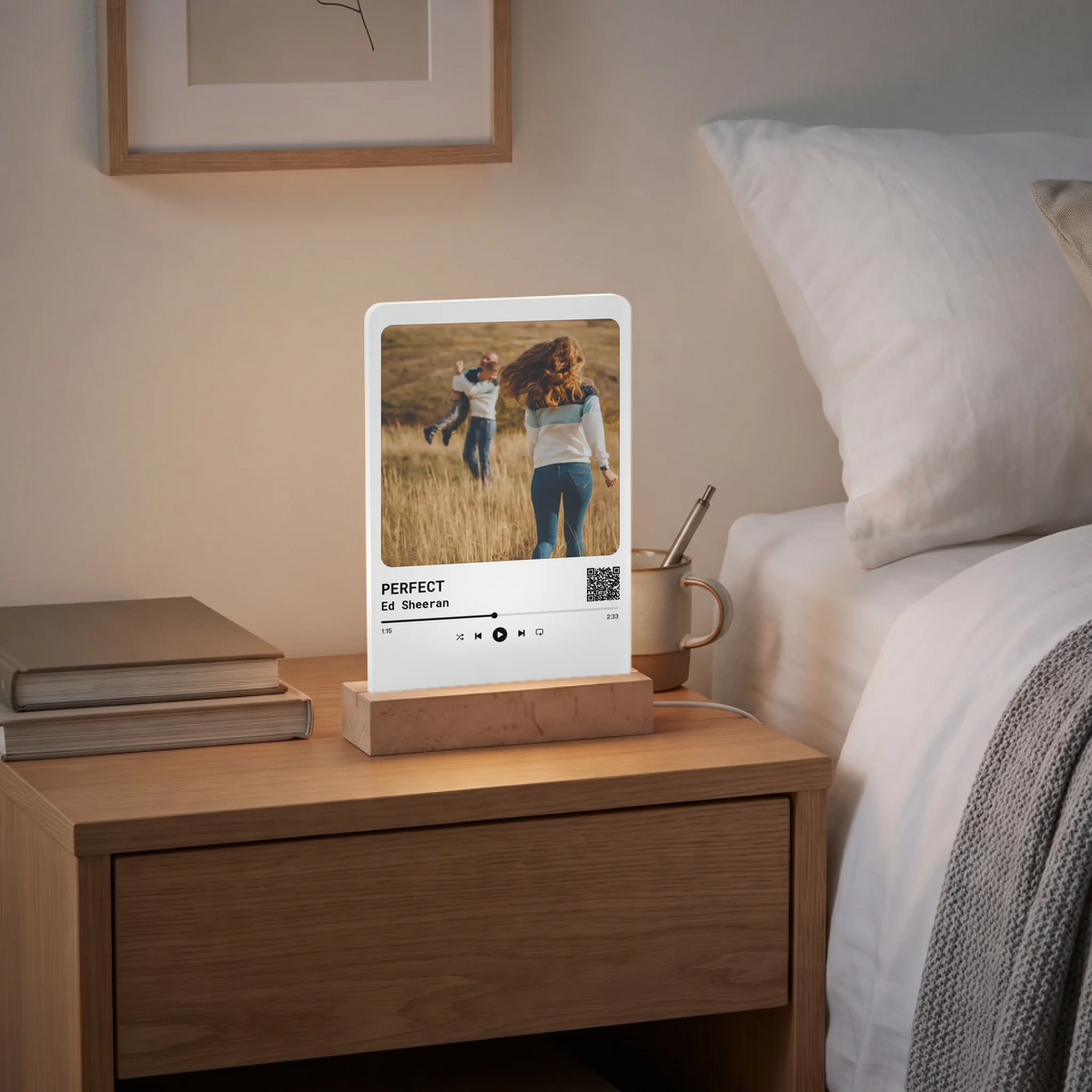 Personalized Spotify-Style Photo LED Lamp