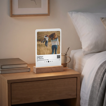 Personalized Spotify-Style Photo LED Lamp
