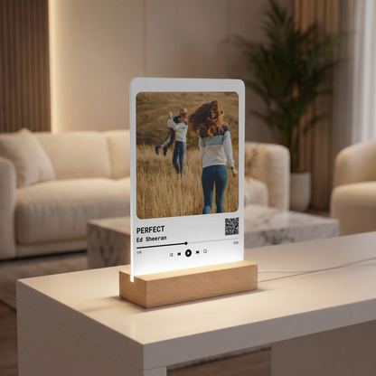 Personalized Spotify-Style Photo LED Lamp