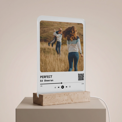 Personalized Spotify-Style Photo LED Lamp