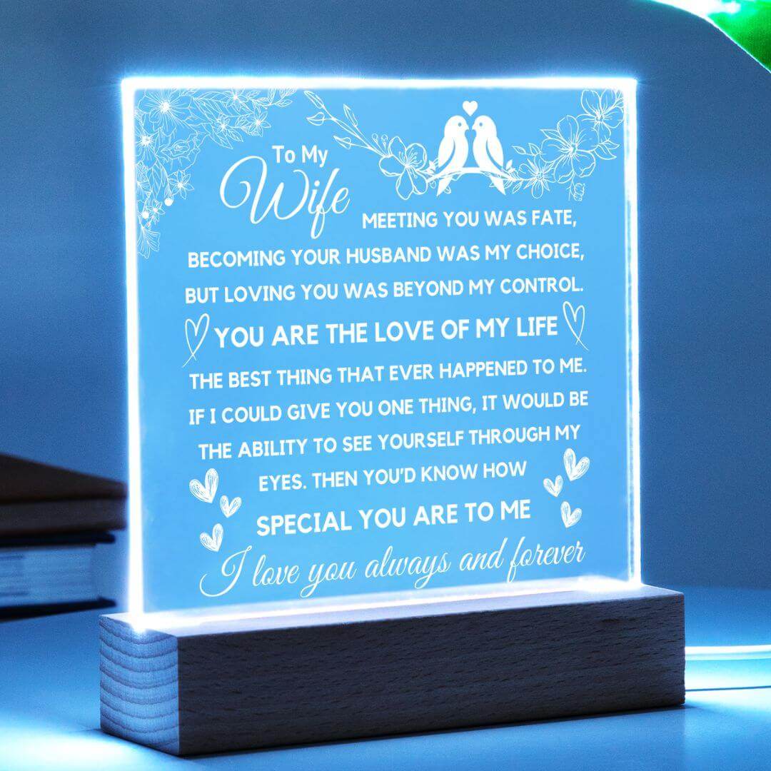 To My Wife - The Love Of My Life - Shared Gifts
