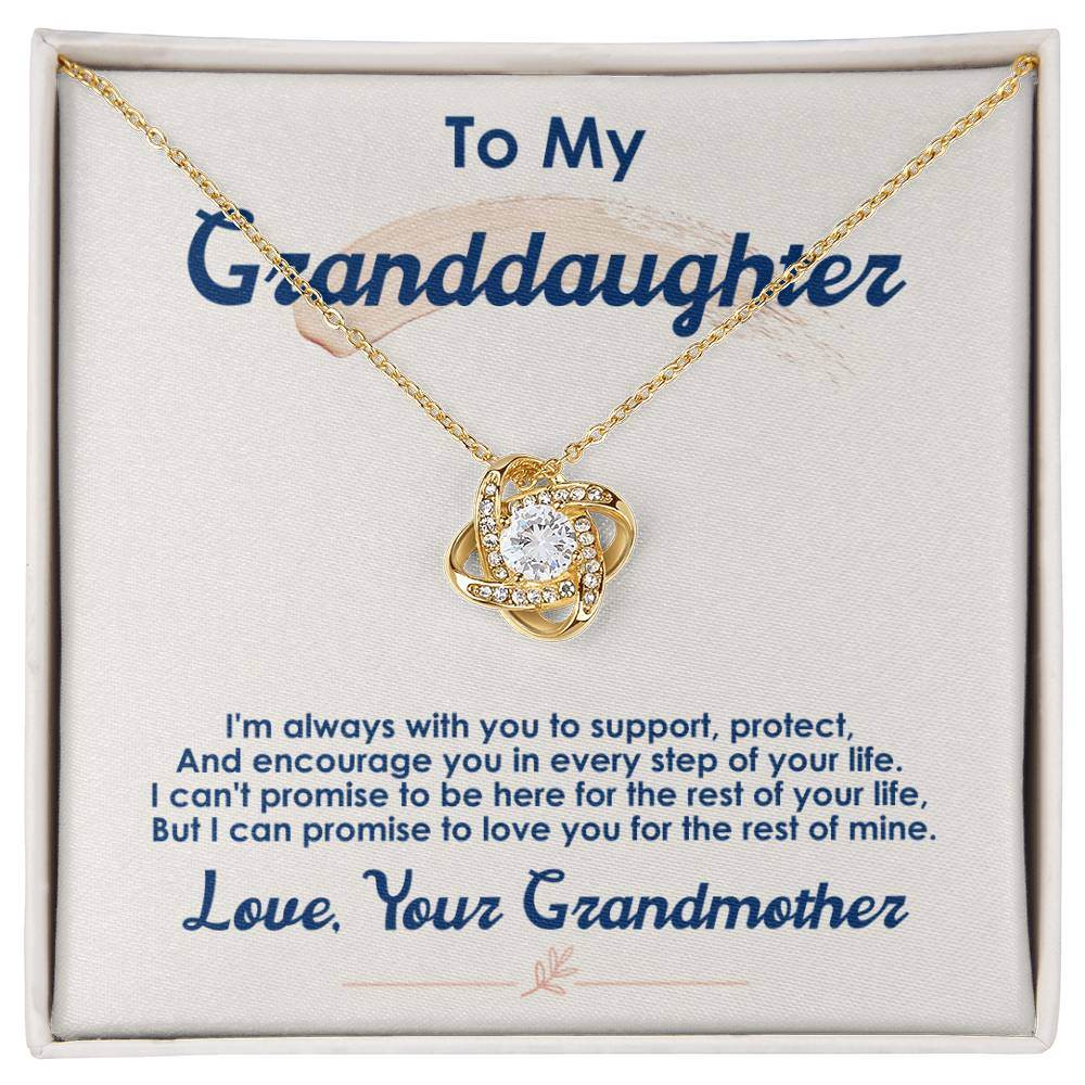 To My Granddaughter, I Love You For The Rest Of My Life - Shared Gifts