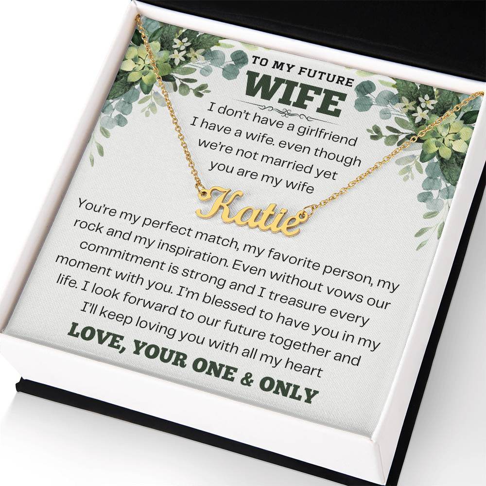 To My Future Wife - My Rock And Inspiration - Shared Gifts