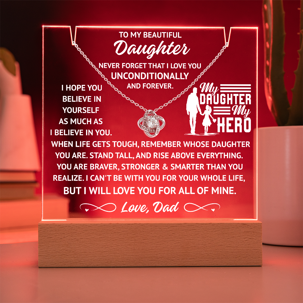 Dad To Daughter Gift - Above Everything
