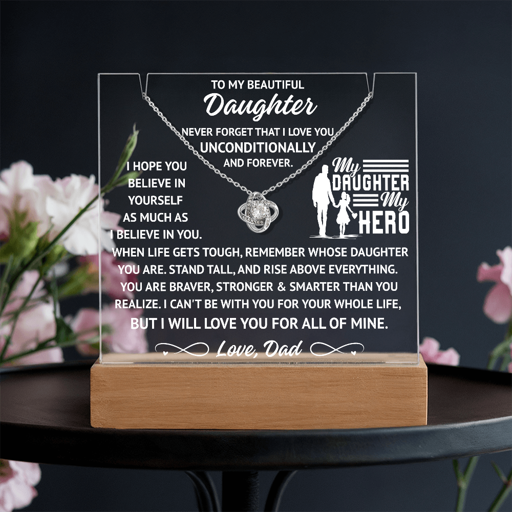 Dad To Daughter Gift - Above Everything